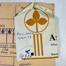 Associated Biscuits Cricket Club Purley on Thames 1976 Embroidered Blazer Badge