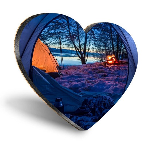 Heart mdf coaster lakeside - heart,