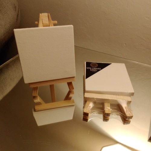 Mini easel canvas - x2, colvin