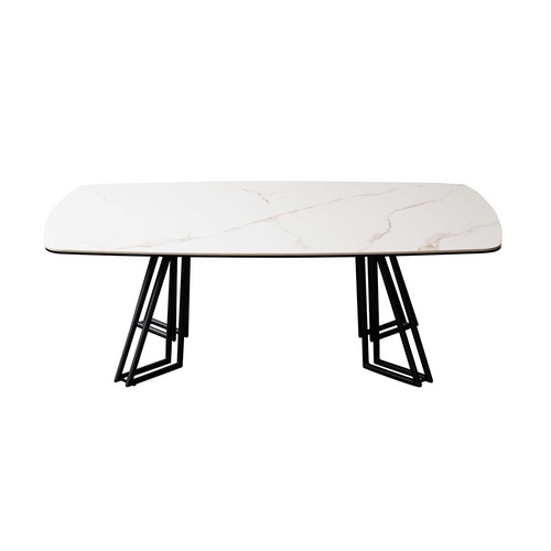 Coffee table white ceramic - white,