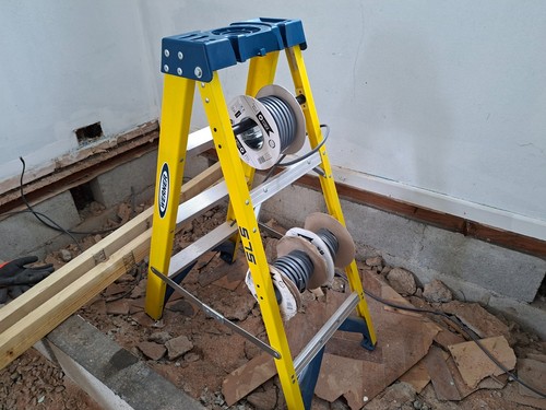 Electrical cable roller drum - cable,
