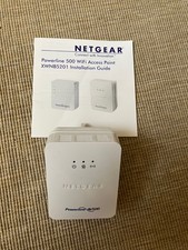 Netgear - Powerline XWN5001  AV500 - WIFI Range Extender. Used, Excellent Cond.