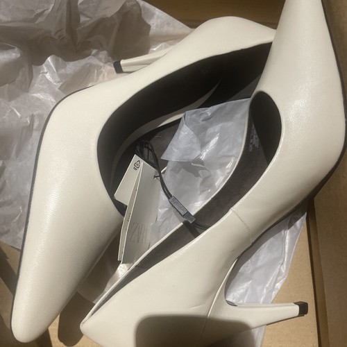 Zara leather heels - zara, uk