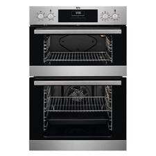 AEG DEX33111EM Double Oven Built in Electric Stainless Steel REFURBISHED