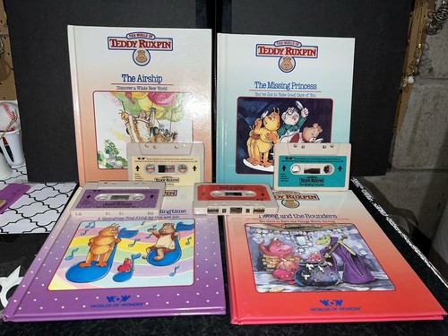 Teddy ruxpin book - teddy, cassette