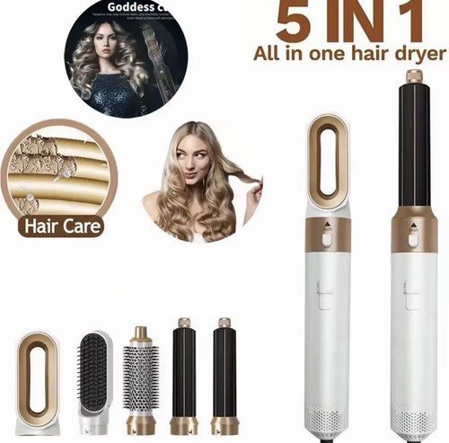Multi style hair dryer - 5-in-1,