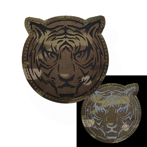 Tiger head motif refletive - tiger,