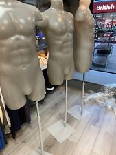  3 Male Mannequins .
