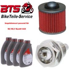 Set 4L oil, filter, drain plug