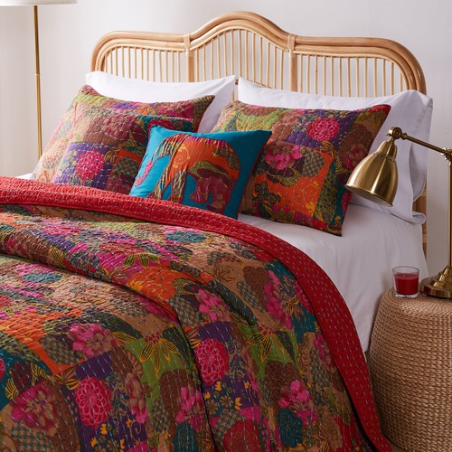 Jewel red 5pc king - king, quilt