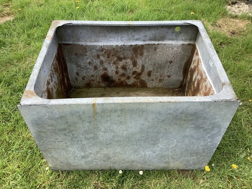 1930s galvanized riveted water - riveted,