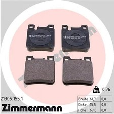REAR BRAKE PAD SET DISC BRAKE