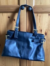 Lovely Soft Leather Black Shoulder/Handbag By Gigi. Good condition