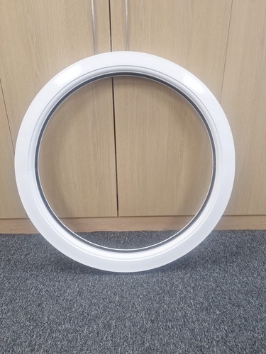 White upvc fixed circle - upvc,