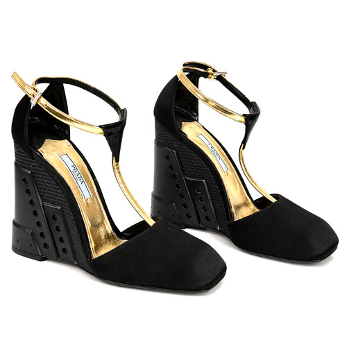 Prada fw14 runway wedge heels - prada,