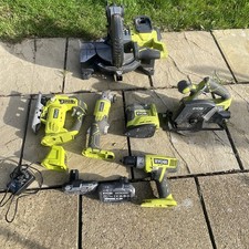 Ryobi 18v Power Tool Bundle - All Working With Two Batteries