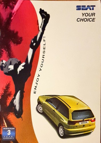 Seat car range brochure - seat, 1997