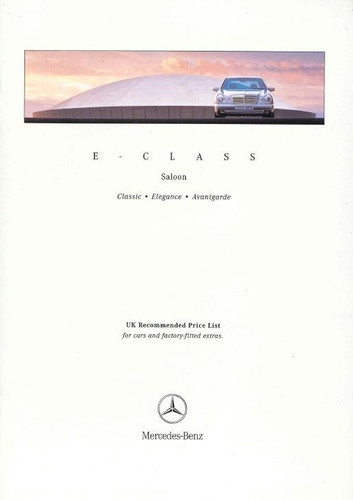 Mercedes benz class saloon - mercedes-benz, e-class