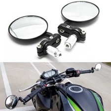 Black Motorcycle Round 7/8"