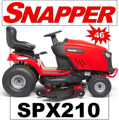 Snapper spx210 117cm garden - 117cm,