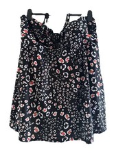 Black Floral SwimDress