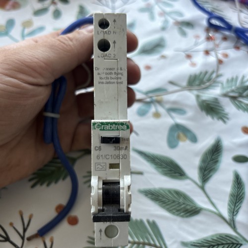 Crabtree rcbo type a - rcbo,