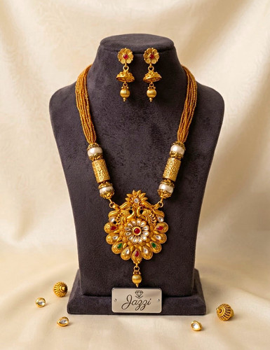 Kundan gold tone ethnic - kundan,