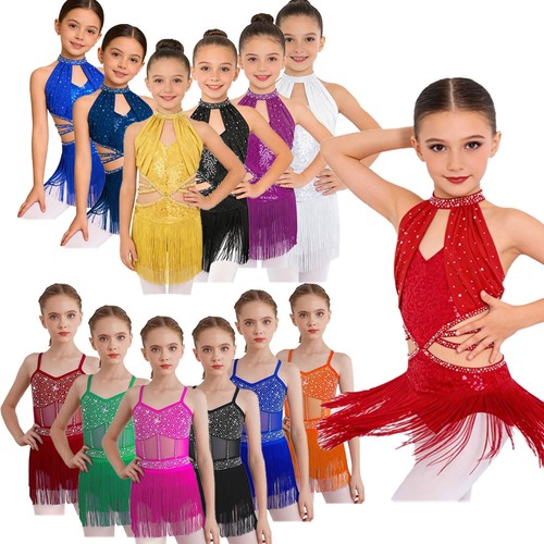 Girls tassel dress latin - latin, dance
