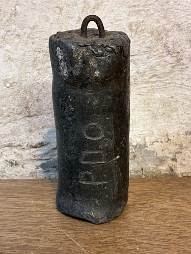 Antique clock weight scratch - clock,