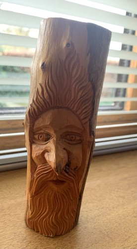 Vintage hand carved tree - hand,