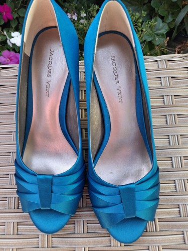Jacques vert peep toe court - vert,