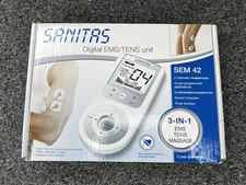 SANITAS SEM 42 Digital EMS TENS Unit Machine Pain Relief Muscle Training New