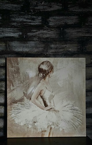 Vintage ballerina picture - vintage,