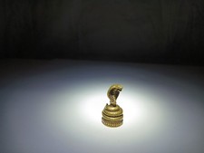 BRASS VIPER SNAKE FIGURE