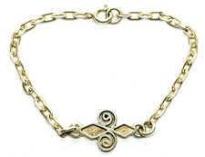 Vintage 1978 MG Malcolm Gray Ortak Sterling Silver Skara Brae Bracelet 7”