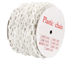 164Ft White Plastic Chain