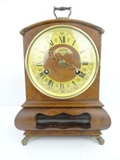 Dutch Wuba Warmink Vintage Antique Mantel Mantle Bracket Shelf 8 day Clock
