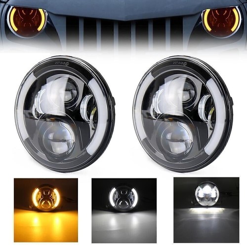 Inch led front headlight - 7",