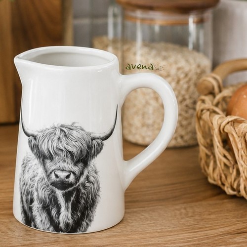 Highland cow jug ceramic - highland,