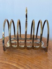antique silver plated toast