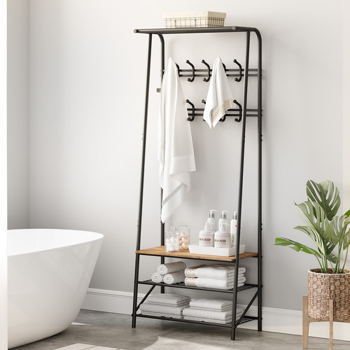 Hall tree coat rack shoe - hall,