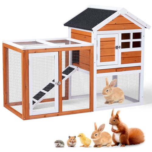Wooden rabbit hutch - wooden,