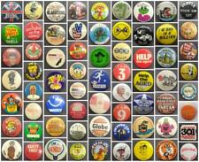 GENUINE Vintage Circa 1960s Retro Pin Badges - MANY AVAILABLE! Not Repro