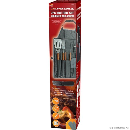 7pc bbq tool kit barbecue - 7pc,