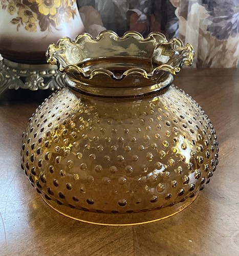 Vintage amber hobnail - vintage,