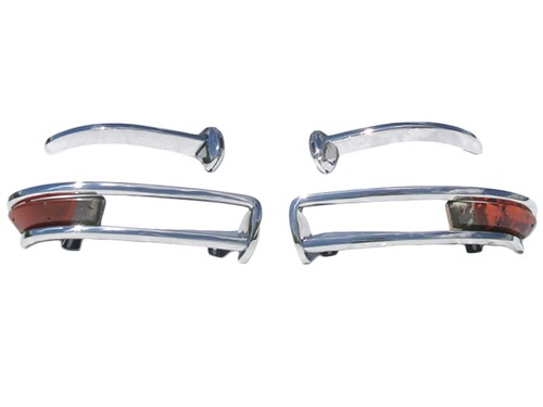 Stainless steel bumper set - stainless,