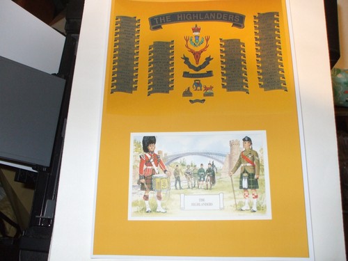 The highlanders regiment - the,