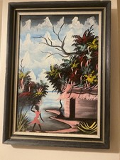 original painting on panel, acrylic