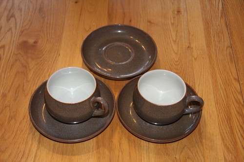 Denby greystone two cups - greystone-two,