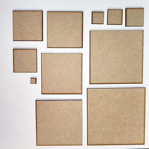 Warbases laser cut 3mm mdf - laser,